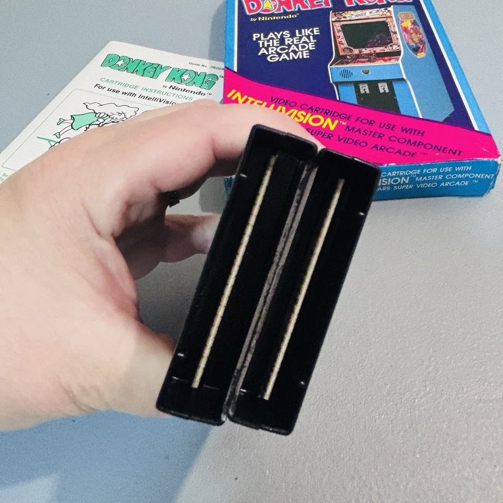 Intellivision Video Game Coleco Donkey Kong, Box, Manual Vintage Retro 80's